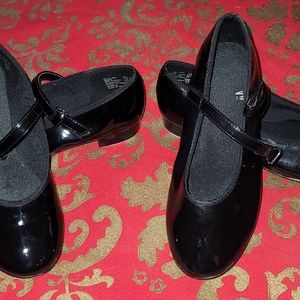 Tap shoes young girl